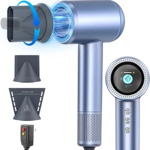 AOMEES 1600 WATT Digital Display Ionic Hair Dryer